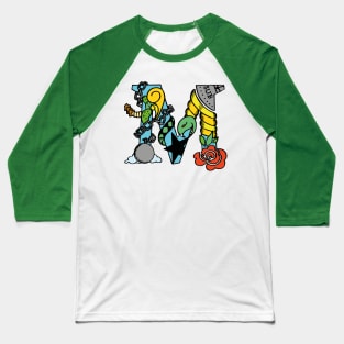 Crazy Monogram B Baseball T-Shirt